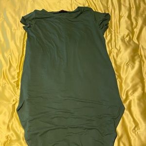 Military green dress 👗